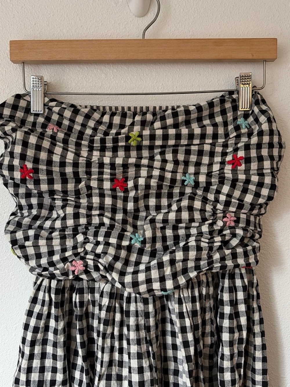 TACH | Betsy Strapless Gingham Dress - Picture 4 of 10